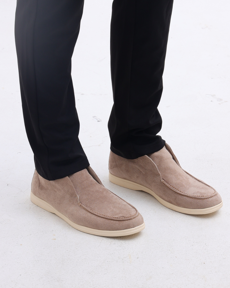 Stivo Hoge Loafers van Suède - STIVO