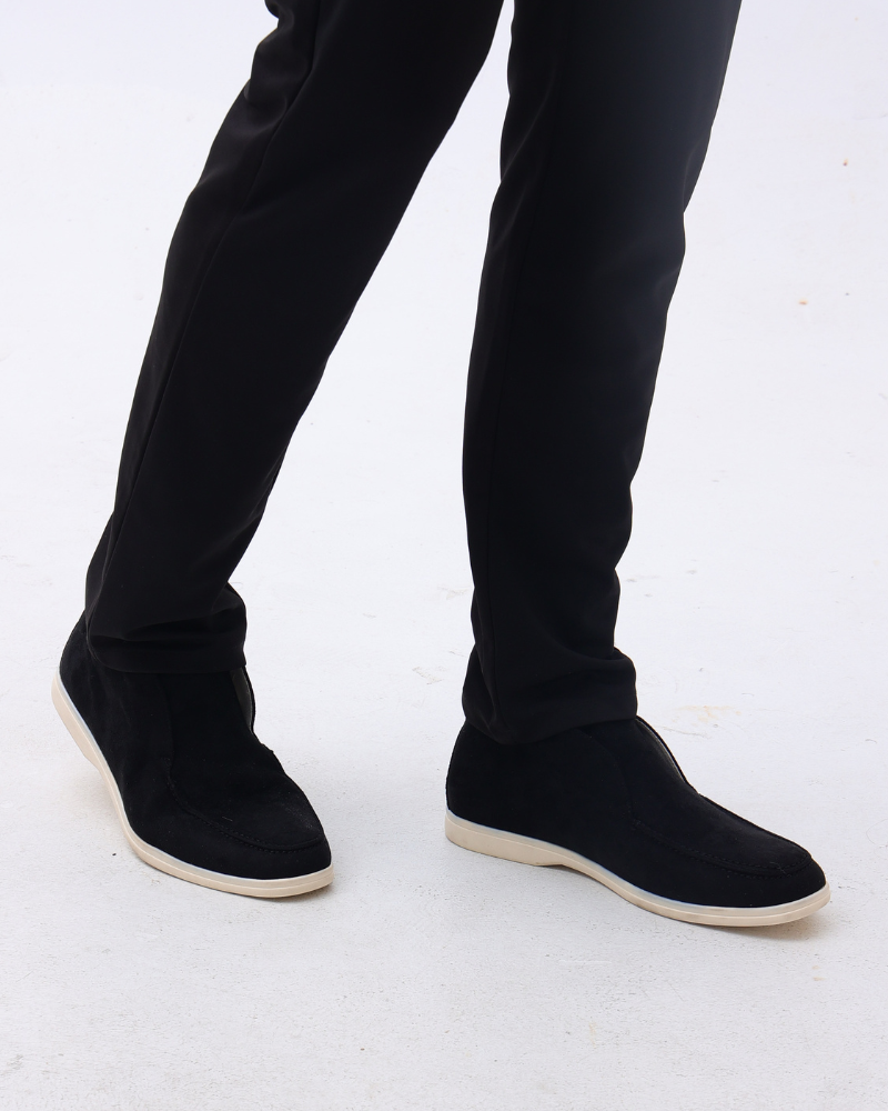 Stivo Hoge Loafers van Suède - STIVO