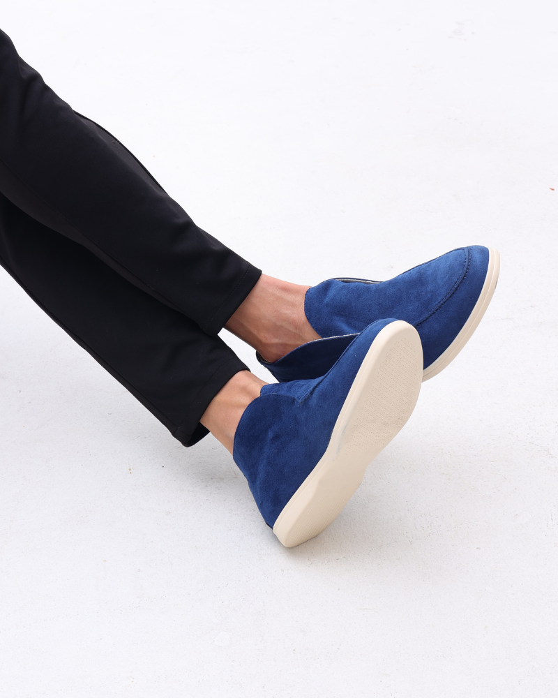 Stivo Hoge Loafers van Suède - STIVO