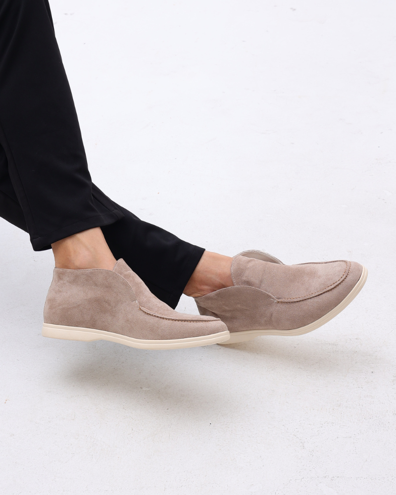 Stivo Hoge Loafers van Suède - STIVO