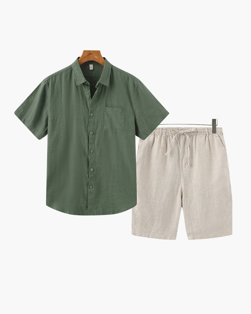 Stivo linnen set (short) - STIVO