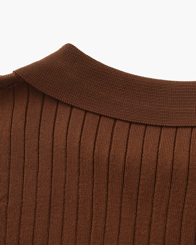 Premium geribd poloshirt - STIVO