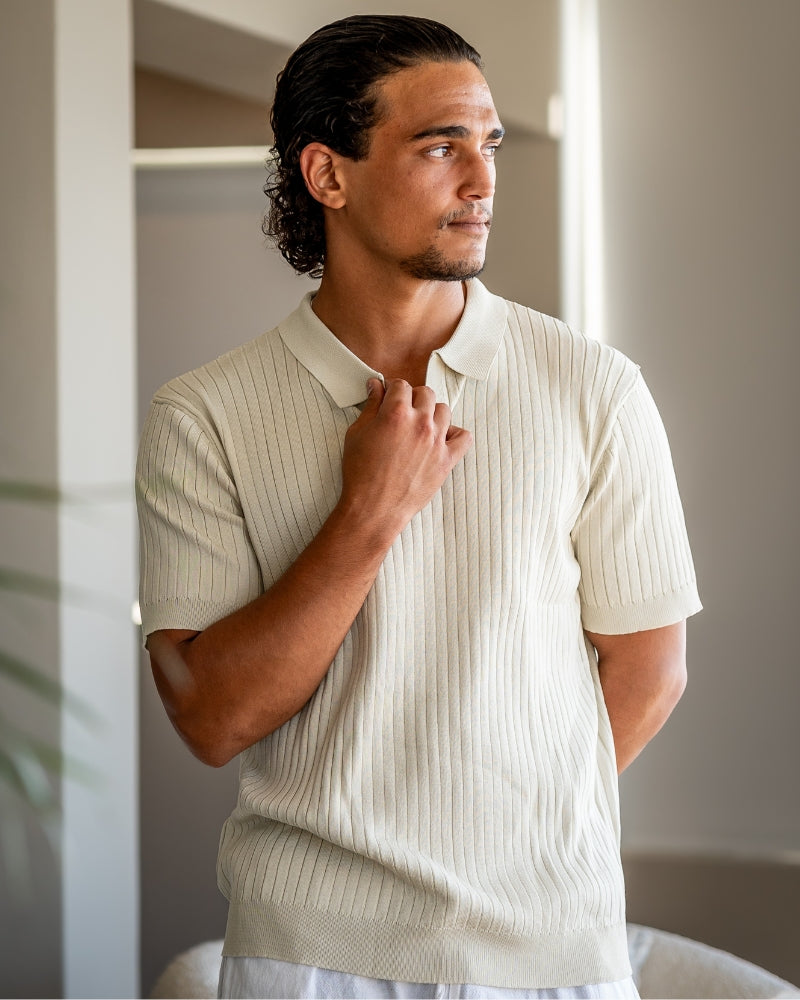 Premium geribd poloshirt - STIVO