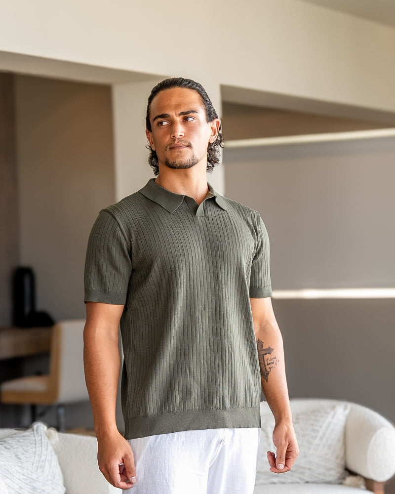 Premium geribd poloshirt - STIVO
