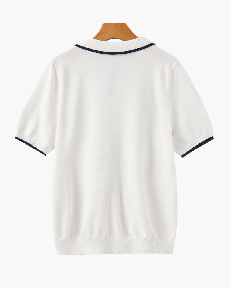 Monaco polo met contrasterende rand - STIVO