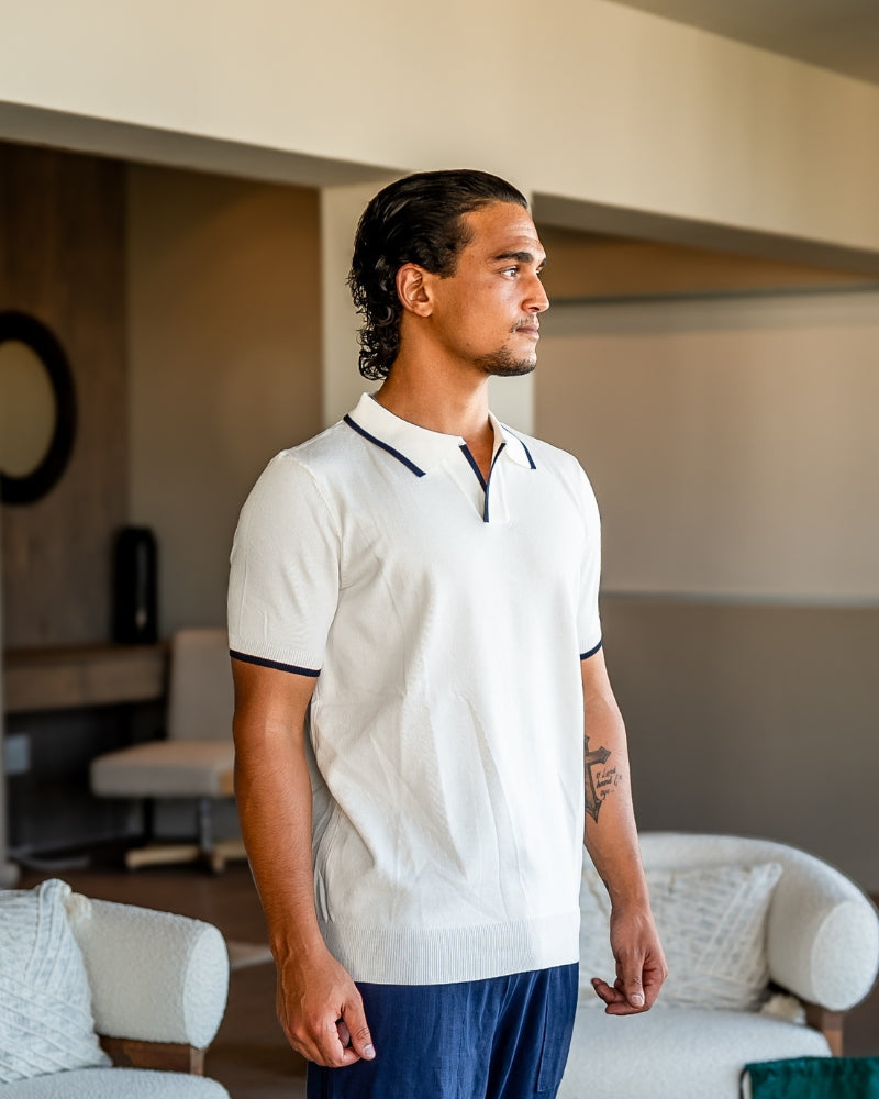 Monaco polo met contrasterende rand - STIVO