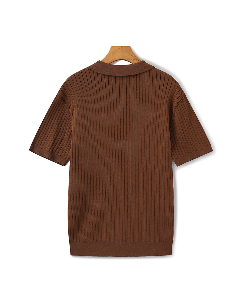 Premium geribd poloshirt - STIVO