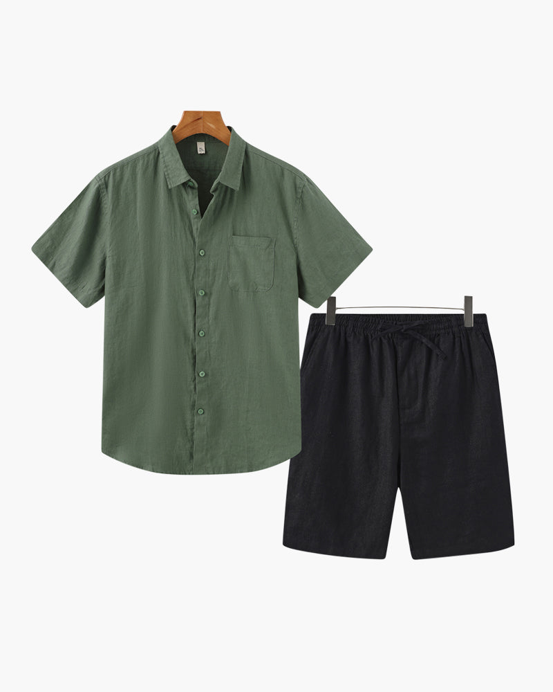 Stivo linnen set (short) - STIVO