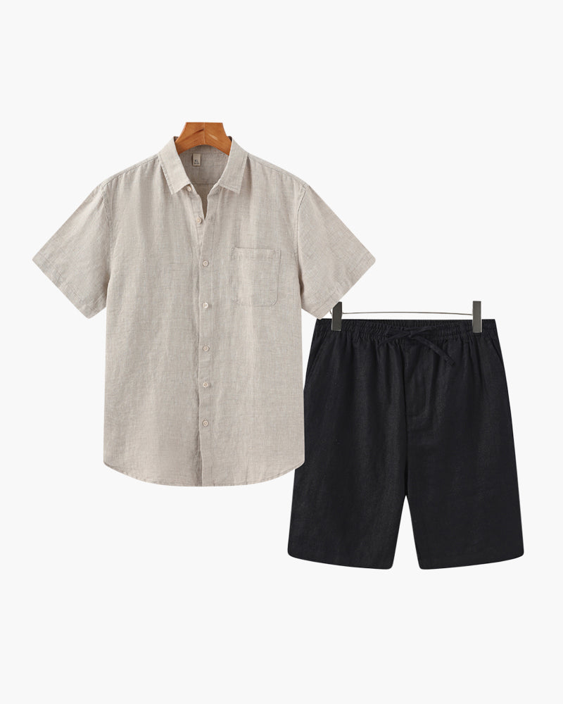 Stivo linnen set (short) - STIVO