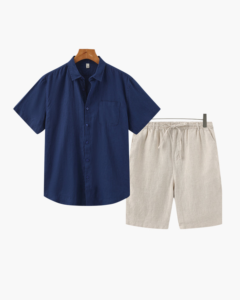 Stivo linnen set (short) - STIVO