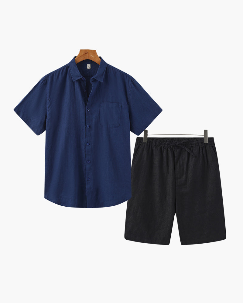 Stivo linnen set (short) - STIVO