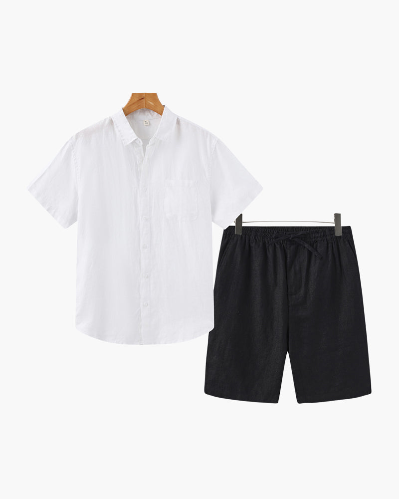 Stivo linnen set (short) - STIVO