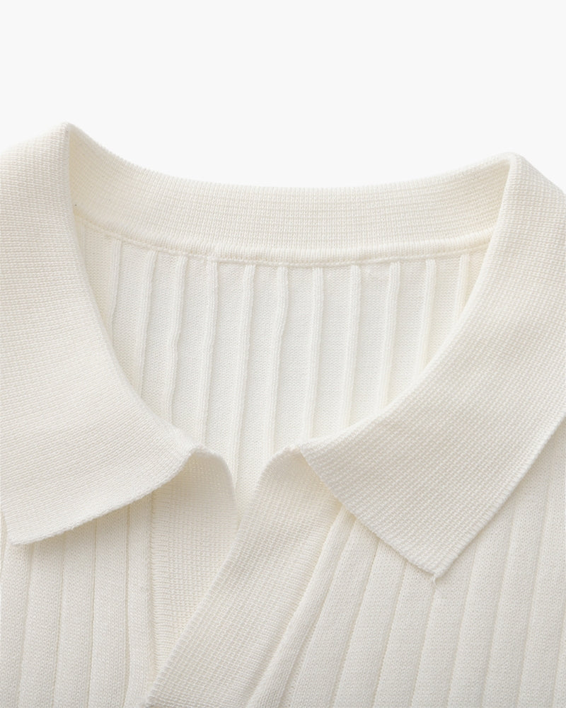 Premium geribd poloshirt - STIVO