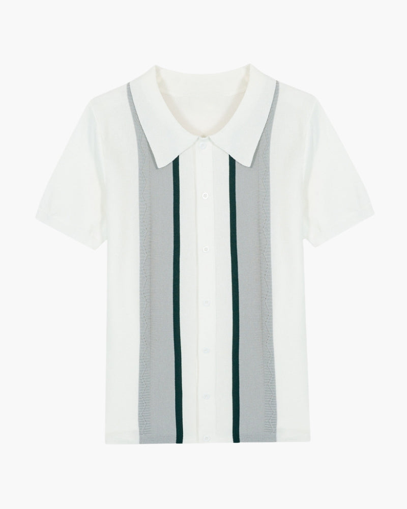 Bradford gebreid poloshirt - STIVO