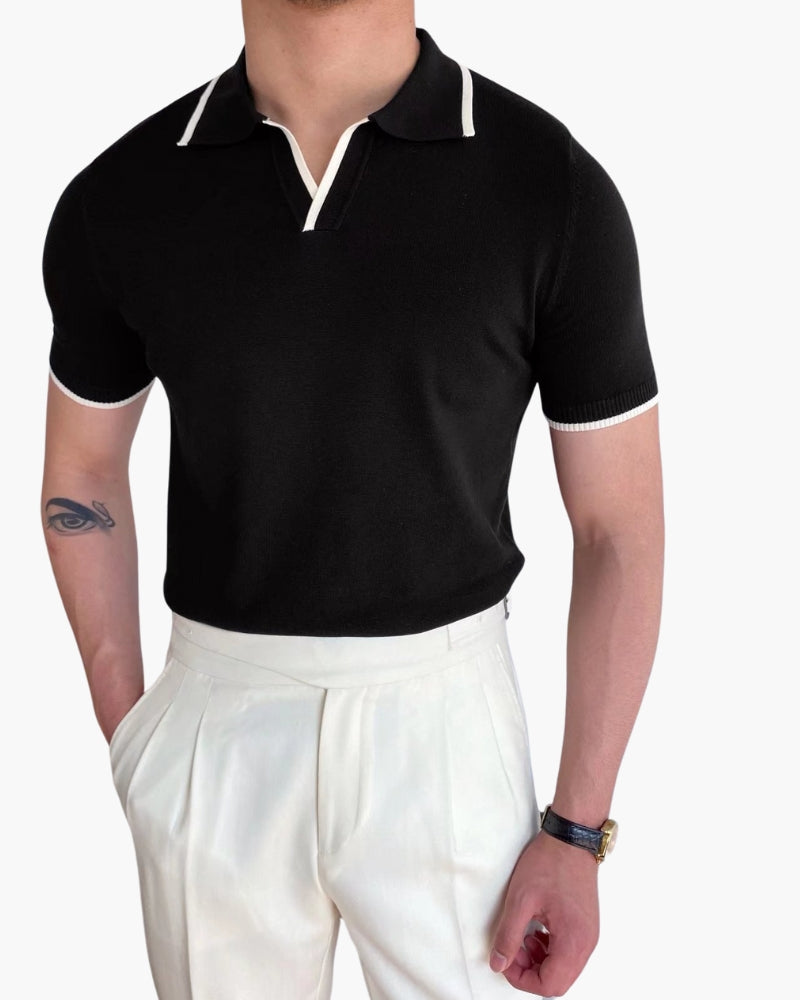 Monaco polo met contrasterende rand - STIVO