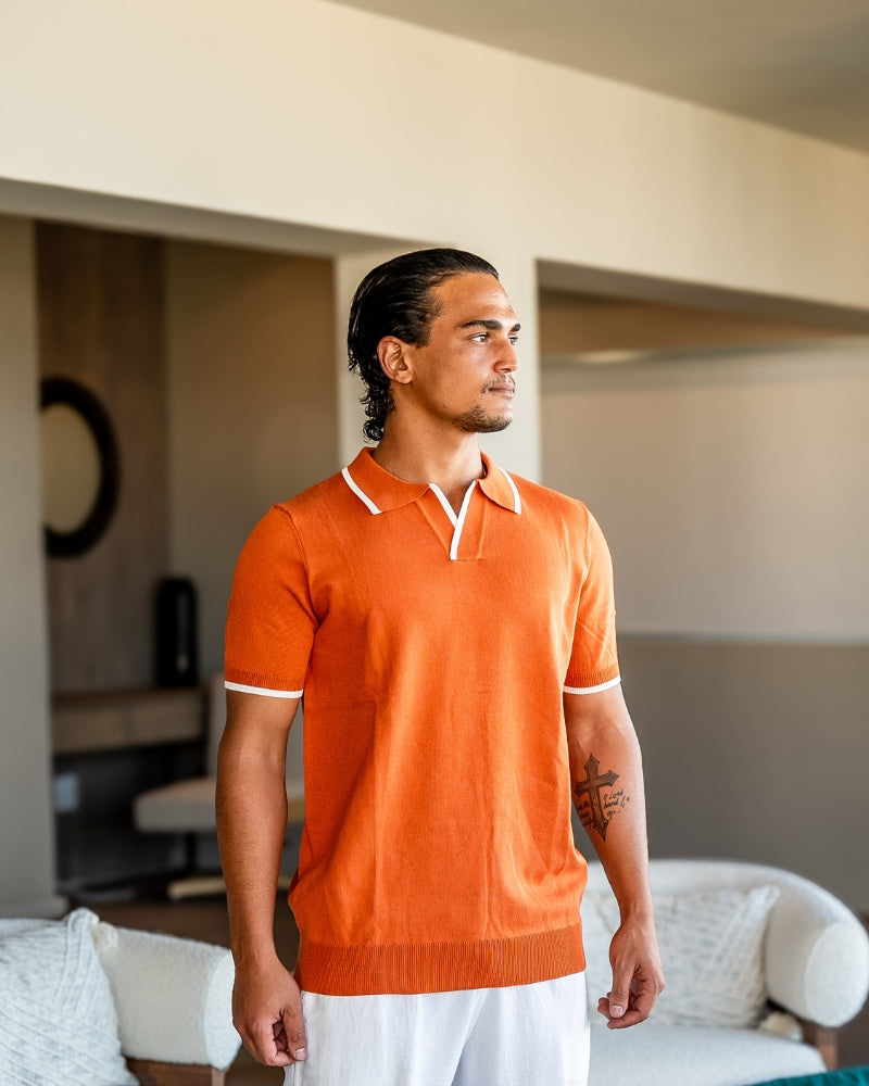 Monaco polo met contrasterende rand - STIVO