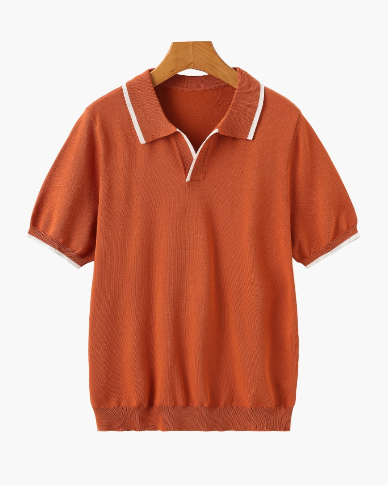 Monaco polo met contrasterende rand - STIVO