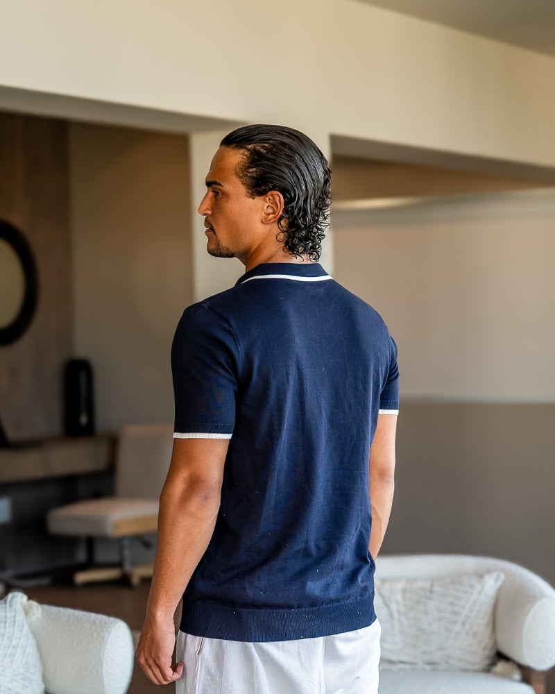 Monaco polo met contrasterende rand - STIVO