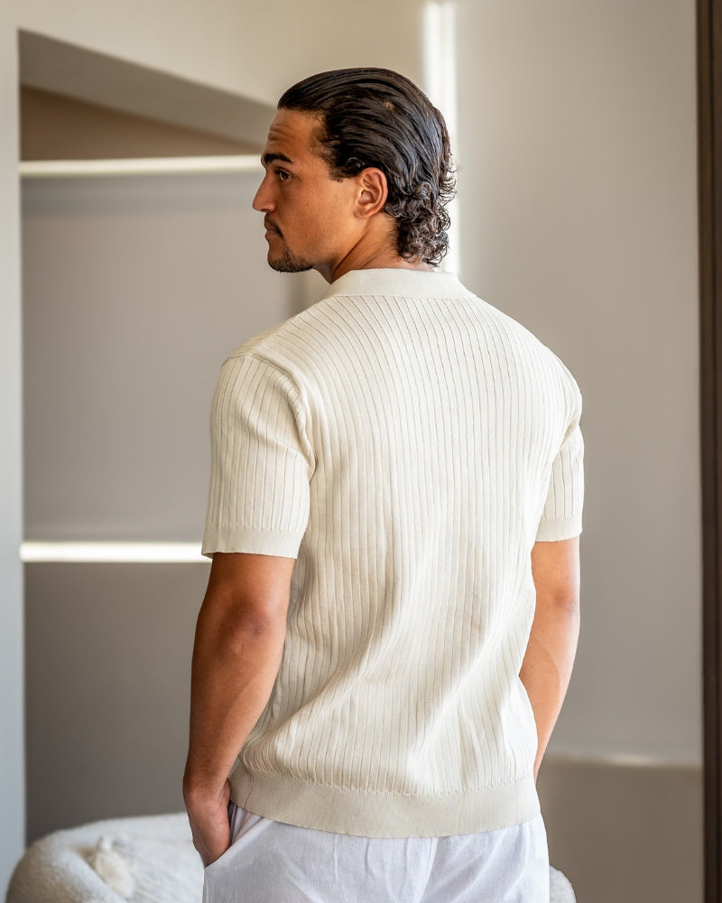 Premium geribd poloshirt - STIVO