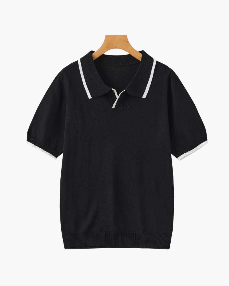 Monaco polo met contrasterende rand - STIVO