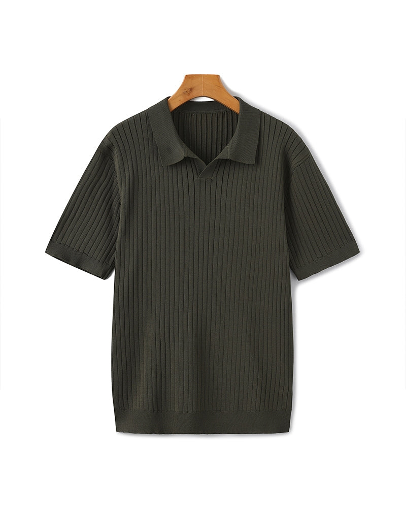 Premium geribd poloshirt - STIVO