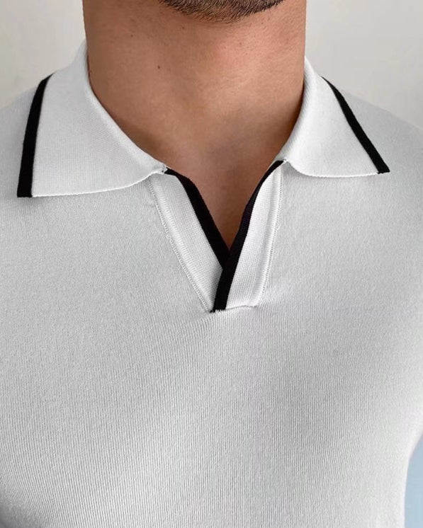 Monaco polo met contrasterende rand - STIVO