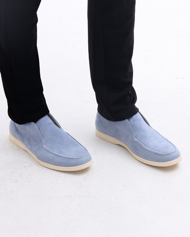 Stivo Hoge Loafers van Suède - STIVO